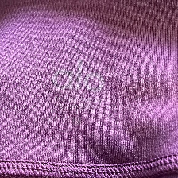 ALO Yoga High Waist Airlift Purple Leggings Athletic 7/8 Length Womens Sz M - Picture 5 of 8
